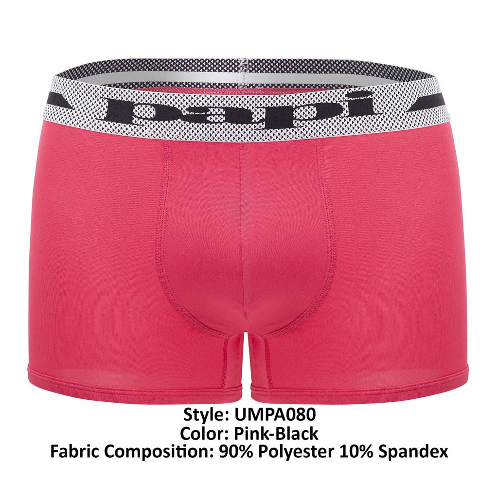 Papi UMPA080 2PK Microflex Brazilian Trunks Color Pink-Black - DealByEthan.gay loves Papi