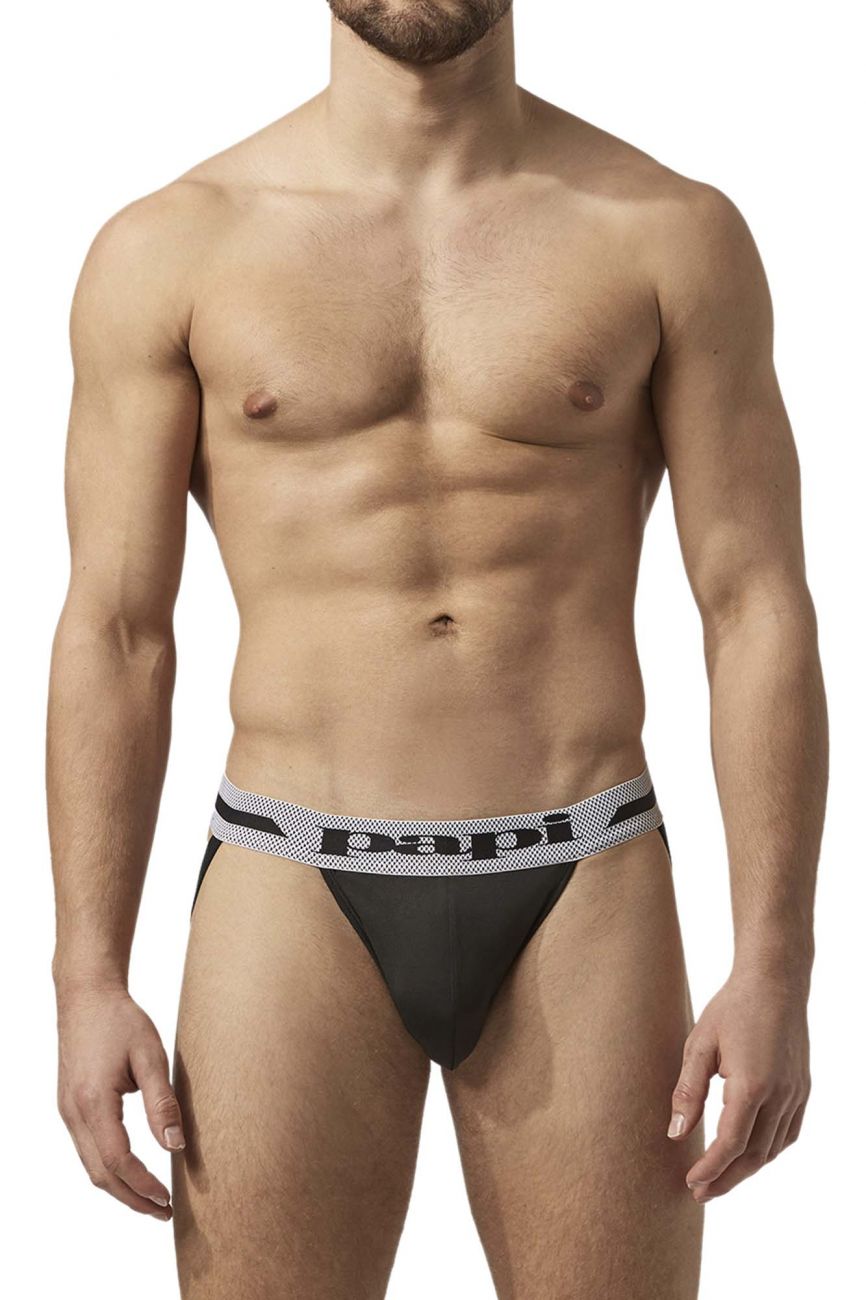 Papi UMPA081 2PK Microflex Jockstrap Color Pink-Black - DealByEthan.gay loves Papi