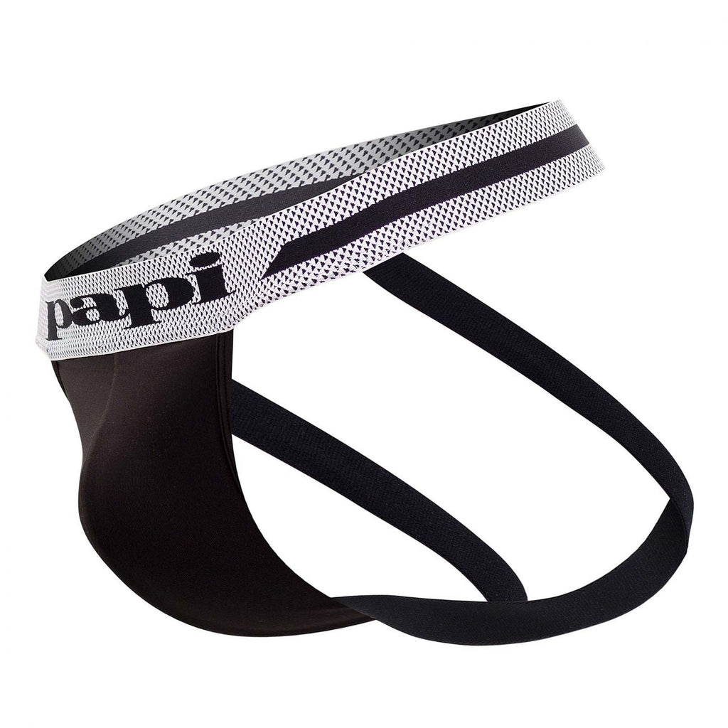 Papi UMPA081 2PK Microflex Jockstrap Color Tropical-Black - DealByEthan.gay loves Papi