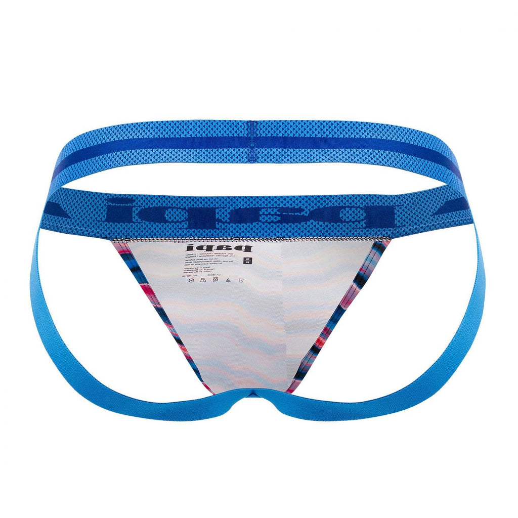 Papi UMPA081 2PK Microflex Jockstrap Color Waves-Black - DealByEthan.gay loves Papi