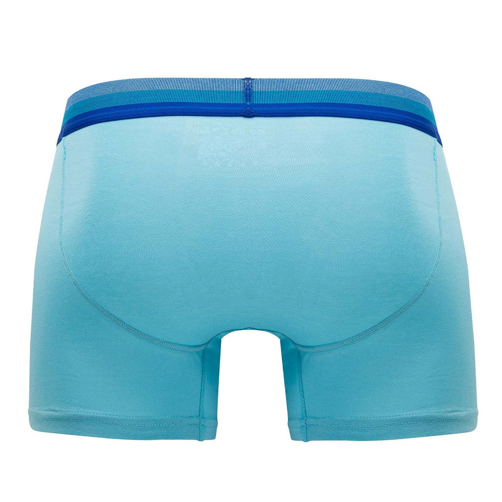 Papi UMPA088 2PK Microflex Brazilian Boxer Briefs Color Turquoise-Black - DealByEthan.gay loves Papi