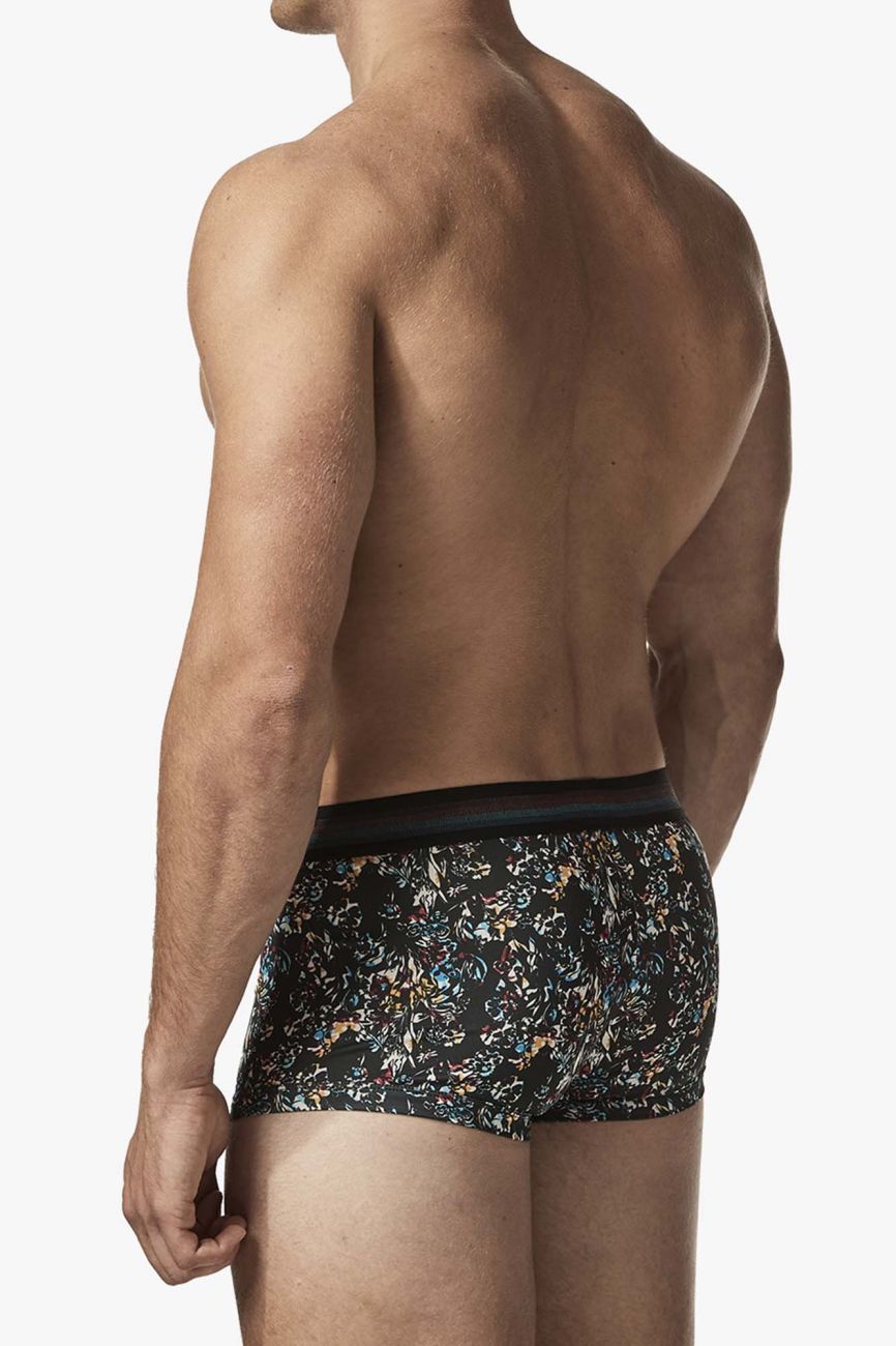 Papi UMPA107 2PK Microflex Performance Trunks Color Black-Yellow - DealByEthan.gay loves Papi