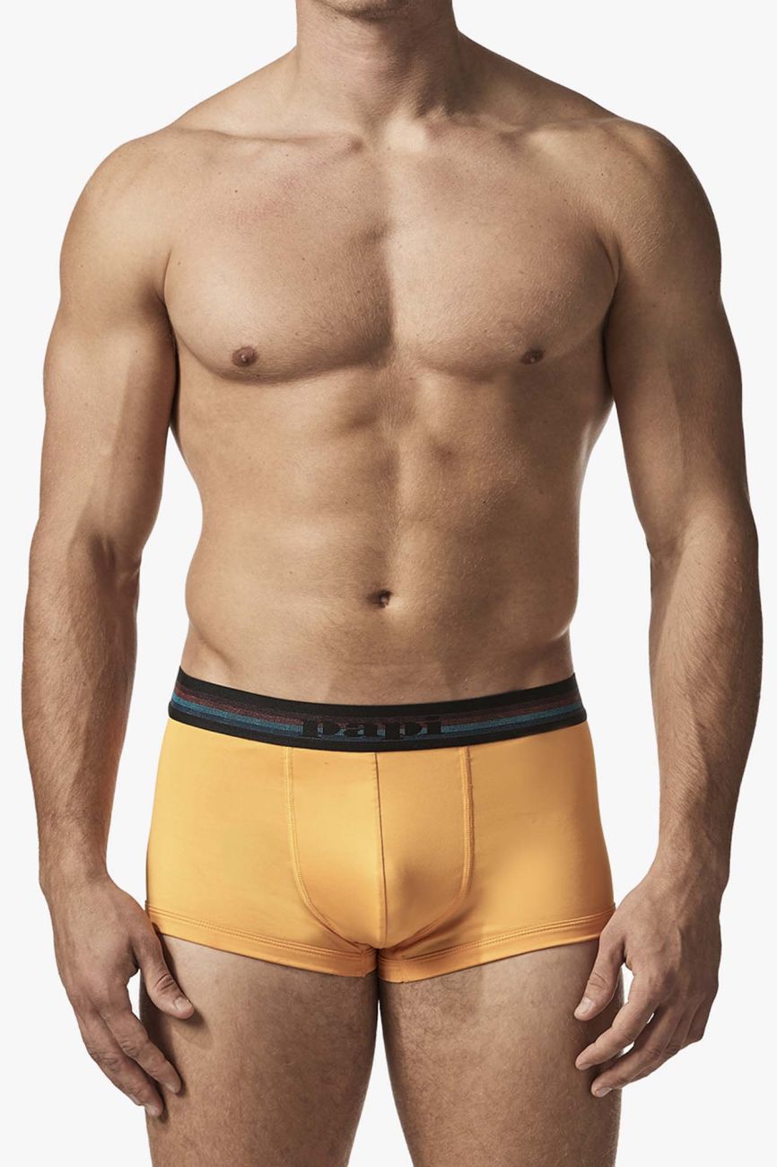 Papi UMPA107 2PK Microflex Performance Trunks Color Black-Yellow - DealByEthan.gay loves Papi