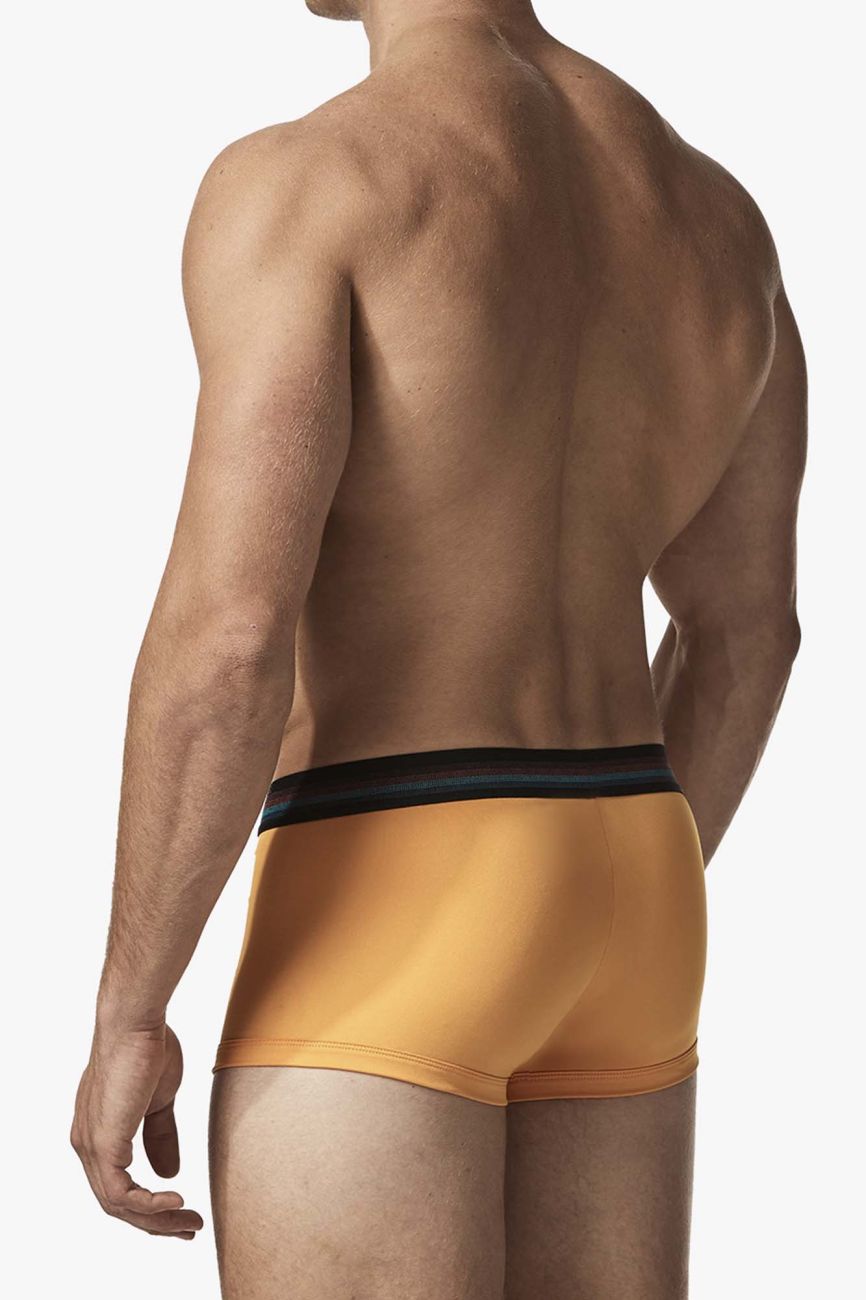Papi UMPA107 2PK Microflex Performance Trunks Color Black-Yellow - DealByEthan.gay loves Papi