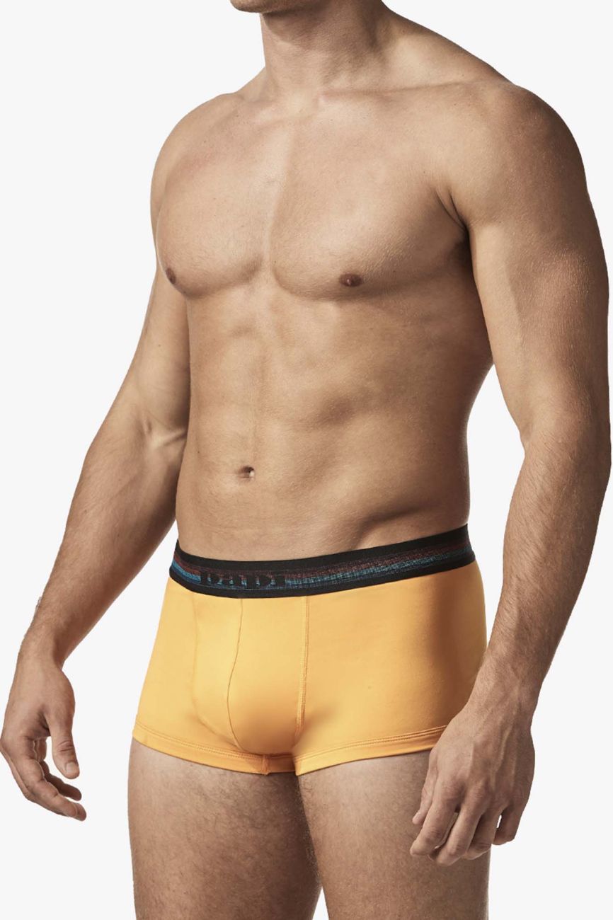 Papi UMPA107 2PK Microflex Performance Trunks Color Black-Yellow - DealByEthan.gay loves Papi