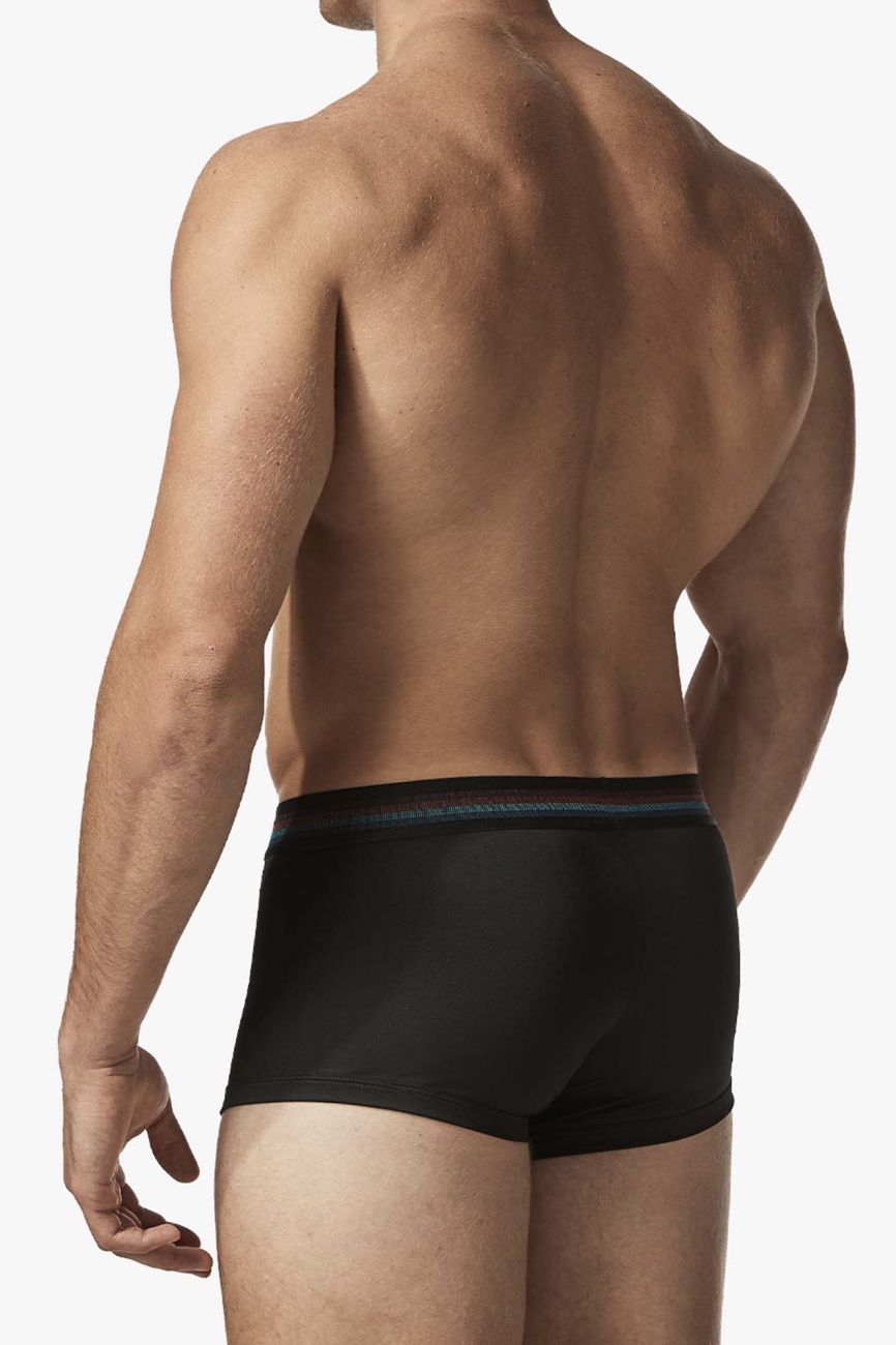 Papi UMPA107 2PK Microflex Performance Trunks Color Blue-Black - DealByEthan.gay loves Papi