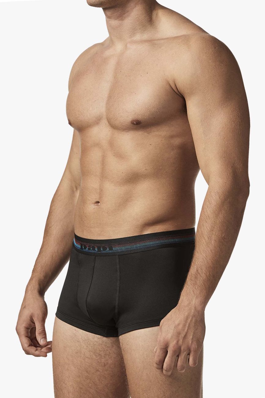 Papi UMPA107 2PK Microflex Performance Trunks Color Blue-Black - DealByEthan.gay loves Papi