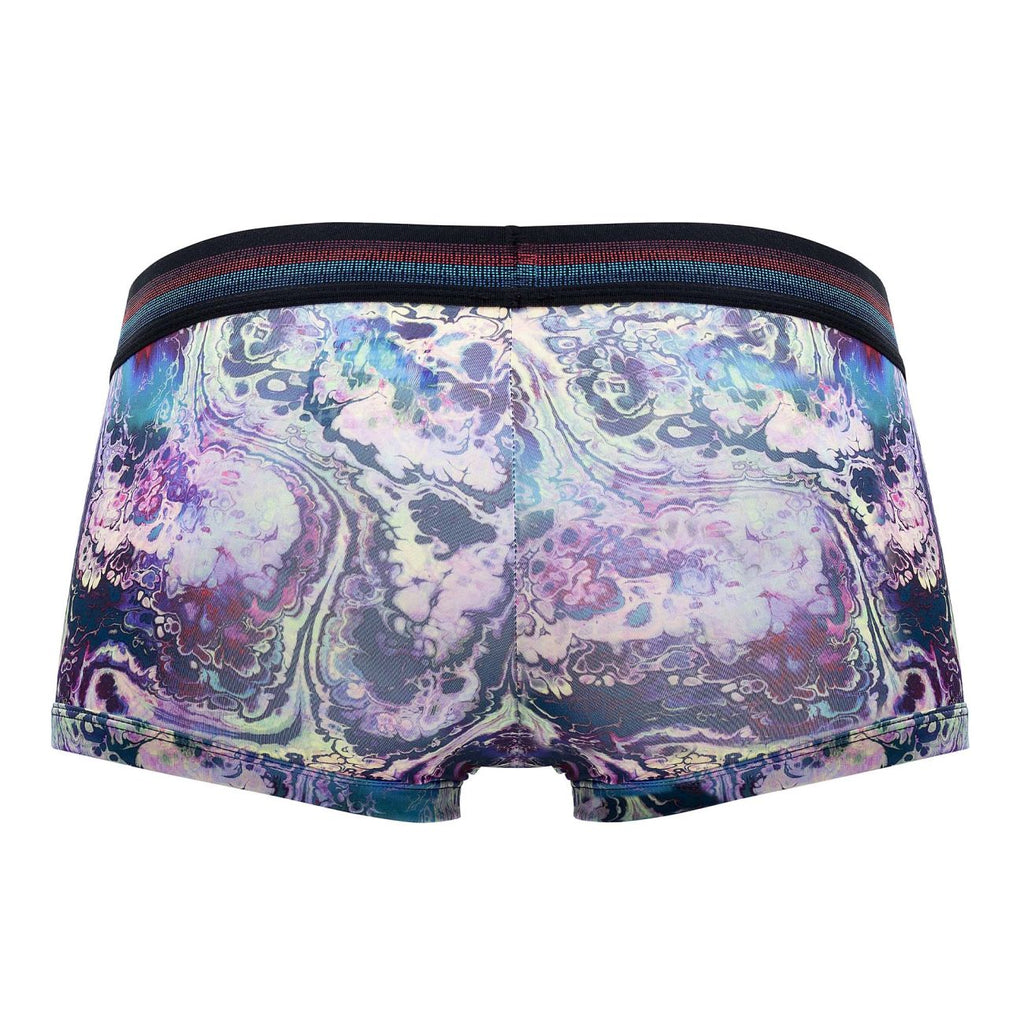 Papi UMPA107 2PK Microflex Performance Trunks Color Blue-Black - DealByEthan.gay loves Papi