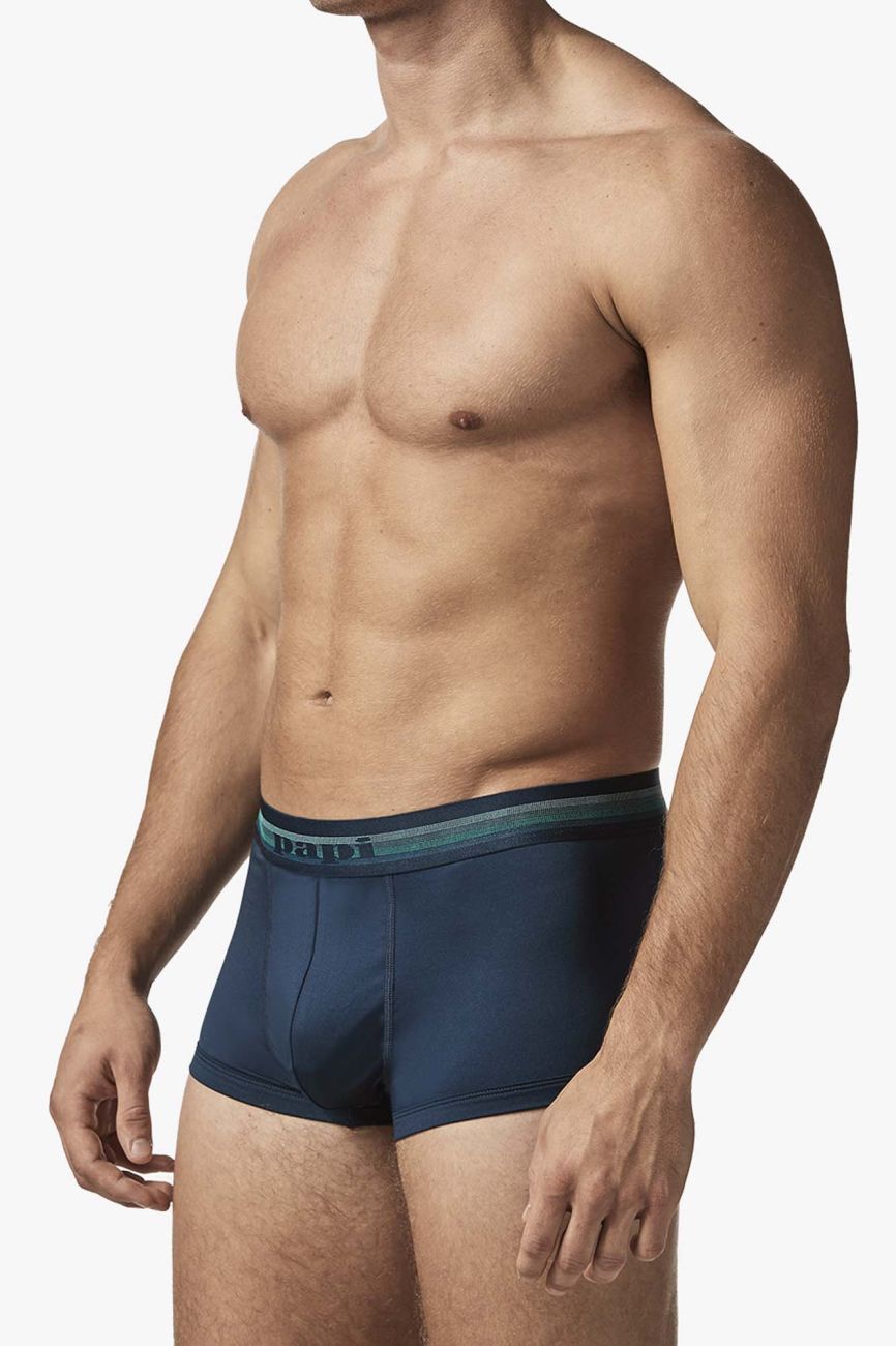 Papi UMPA107 2PK Microflex Performance Trunks Color Blue-Printed - DealByEthan.gay loves Papi