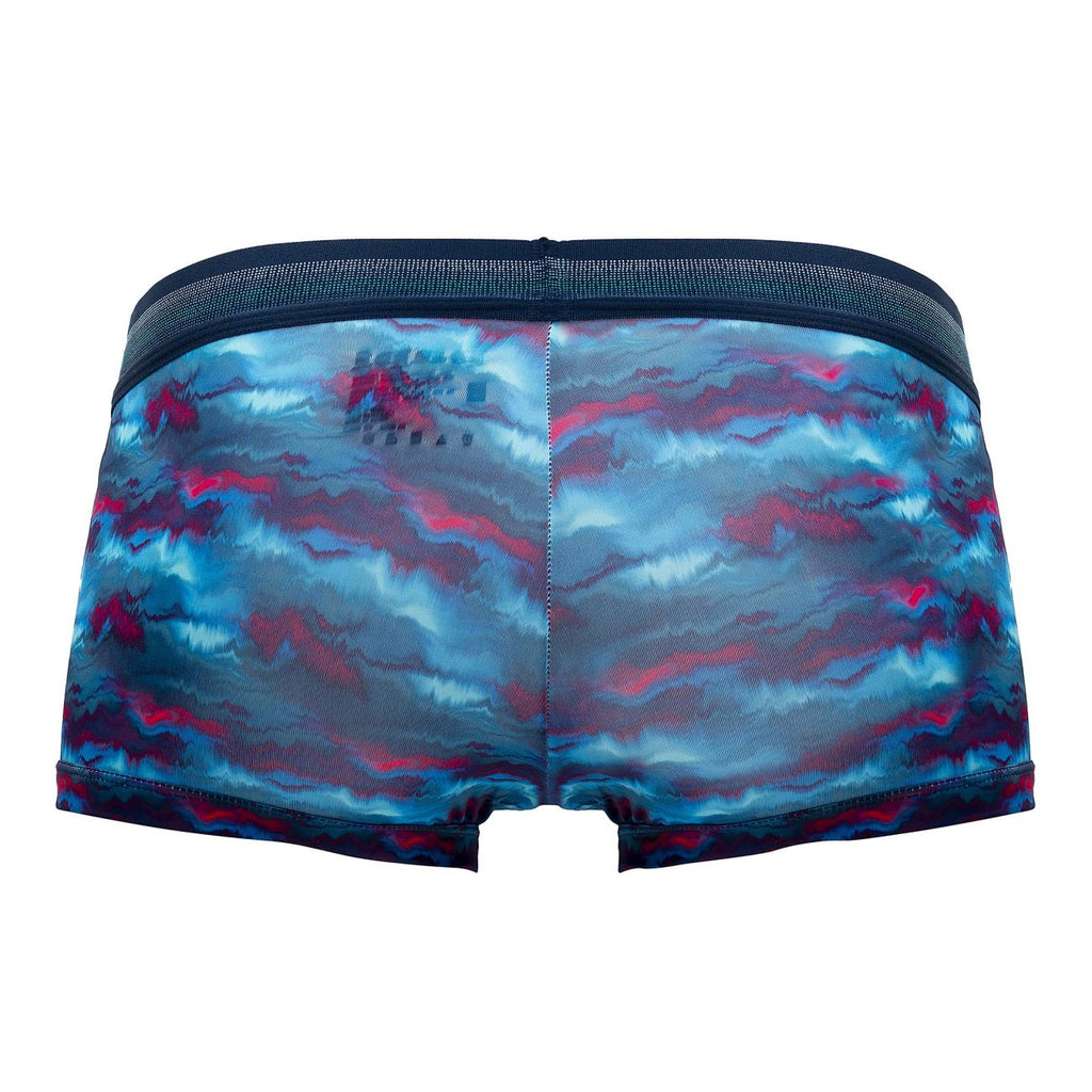 Papi UMPA107 2PK Microflex Performance Trunks Color Blue-Printed - DealByEthan.gay loves Papi