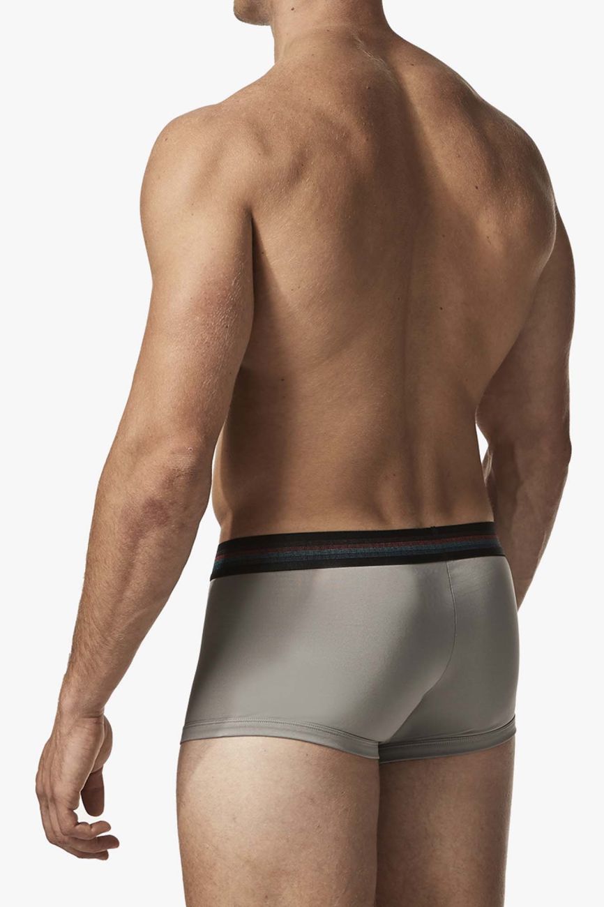 Papi UMPA107 2PK Microflex Performance Trunks Color Gray-Red - DealByEthan.gay loves Papi