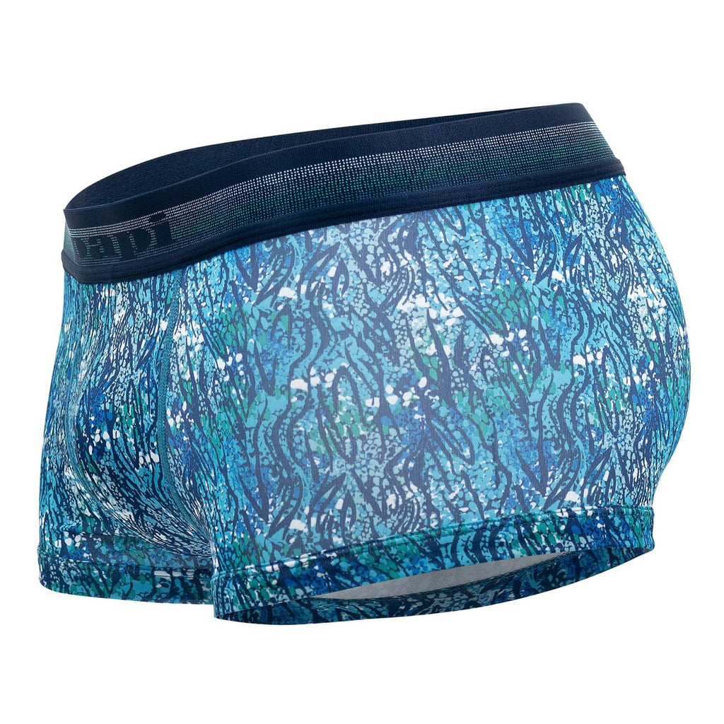 Papi UMPA107 2PK Microflex Performance Trunks Color Teal-Blue - DealByEthan.gay loves Papi