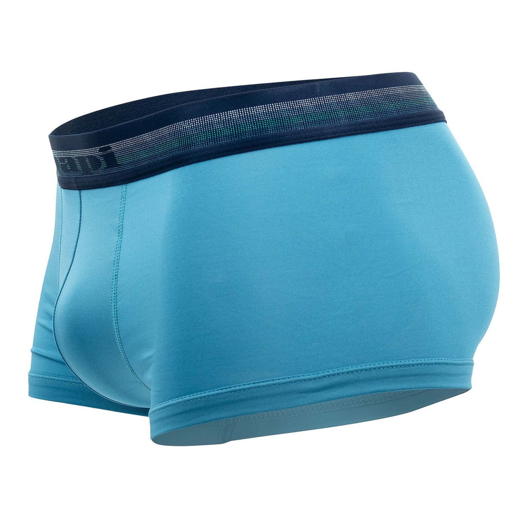 Papi UMPA107 2PK Microflex Performance Trunks Color Teal-Blue - DealByEthan.gay loves Papi
