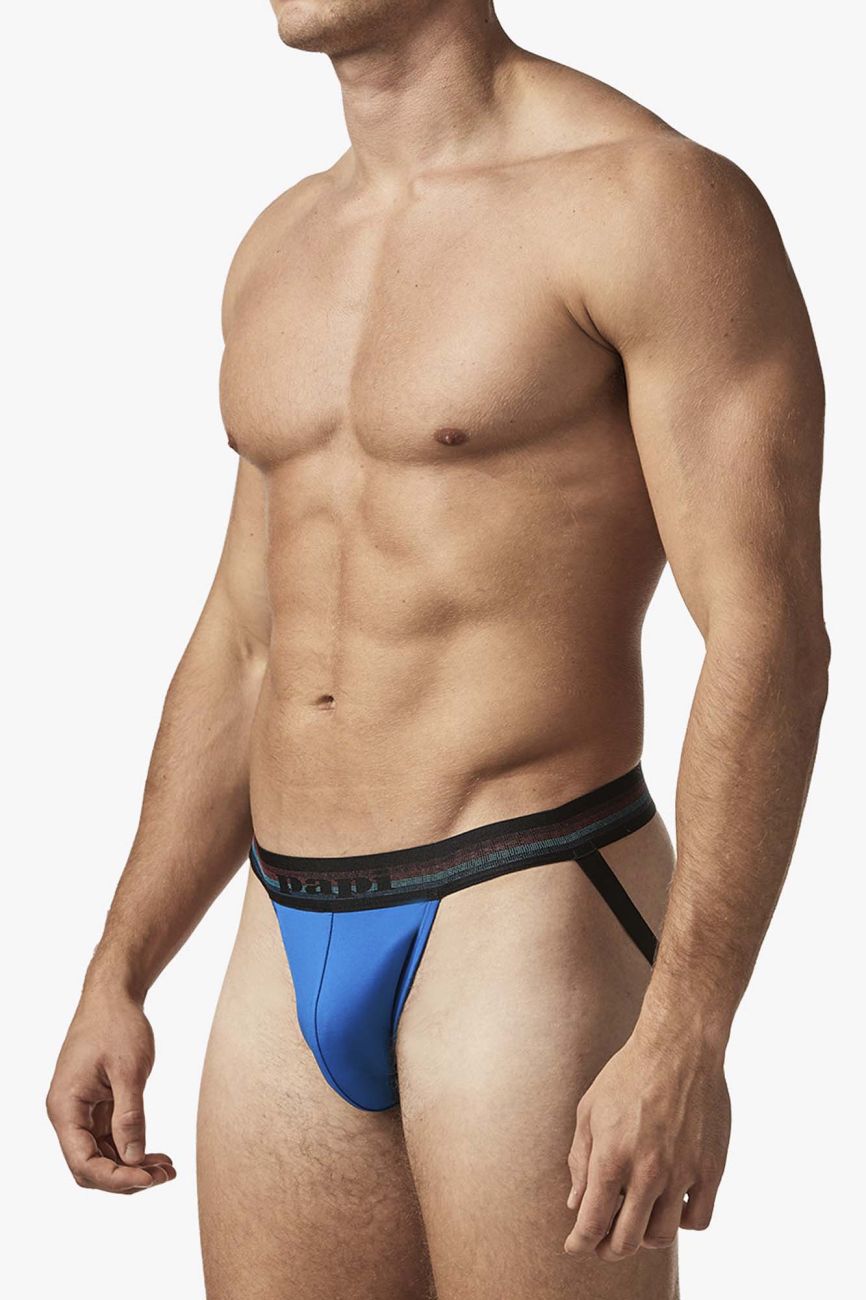 Papi UMPA108 2PK Microflex Performance Jockstrap Color Black-Blue - DealByEthan.gay loves Papi