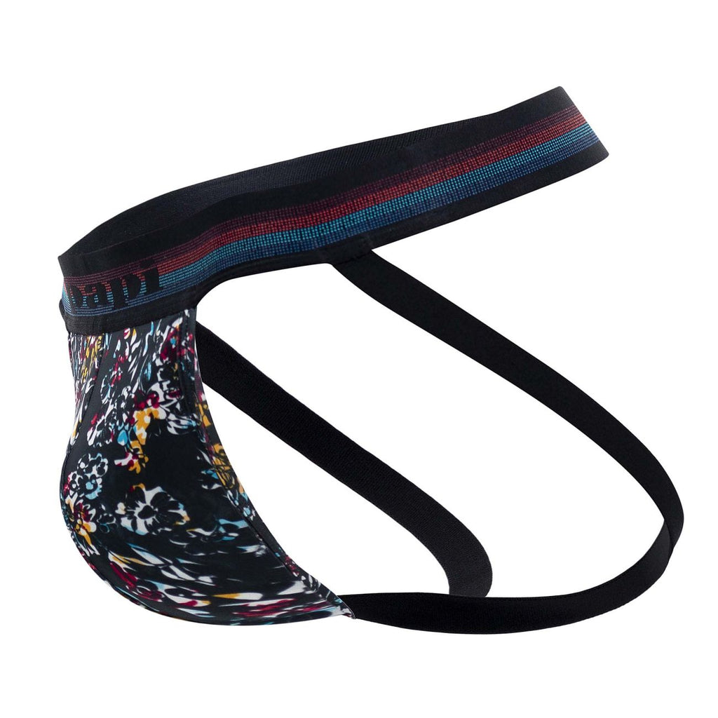 Papi UMPA108 2PK Microflex Performance Jockstrap Color Black-Blue - DealByEthan.gay loves Papi