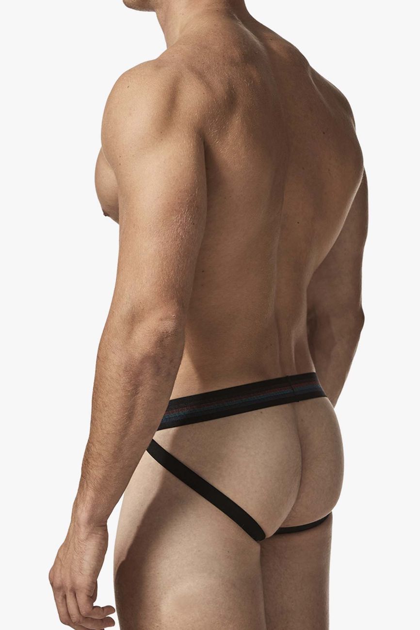 Papi UMPA108 2PK Microflex Performance Jockstrap Color Blue-Black - DealByEthan.gay loves Papi