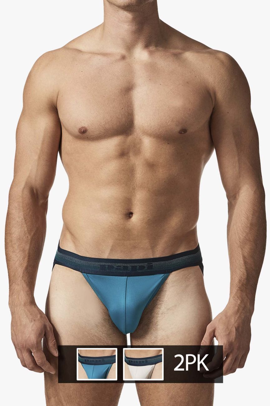 Papi UMPA108 2PK Microflex Performance Jockstrap Color Blue-Gray - DealByEthan.gay loves Papi