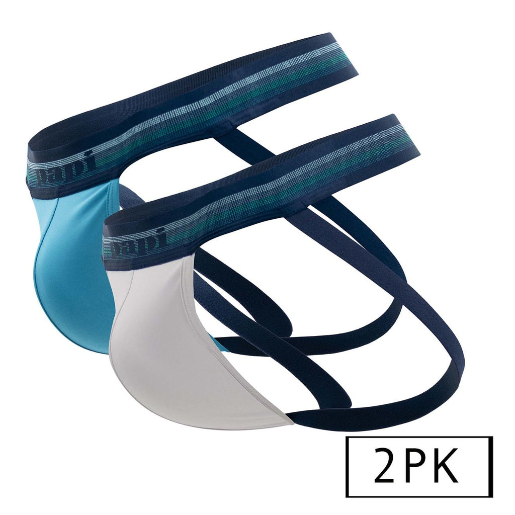 Papi UMPA108 2PK Microflex Performance Jockstrap Color Blue-Gray - DealByEthan.gay loves Papi