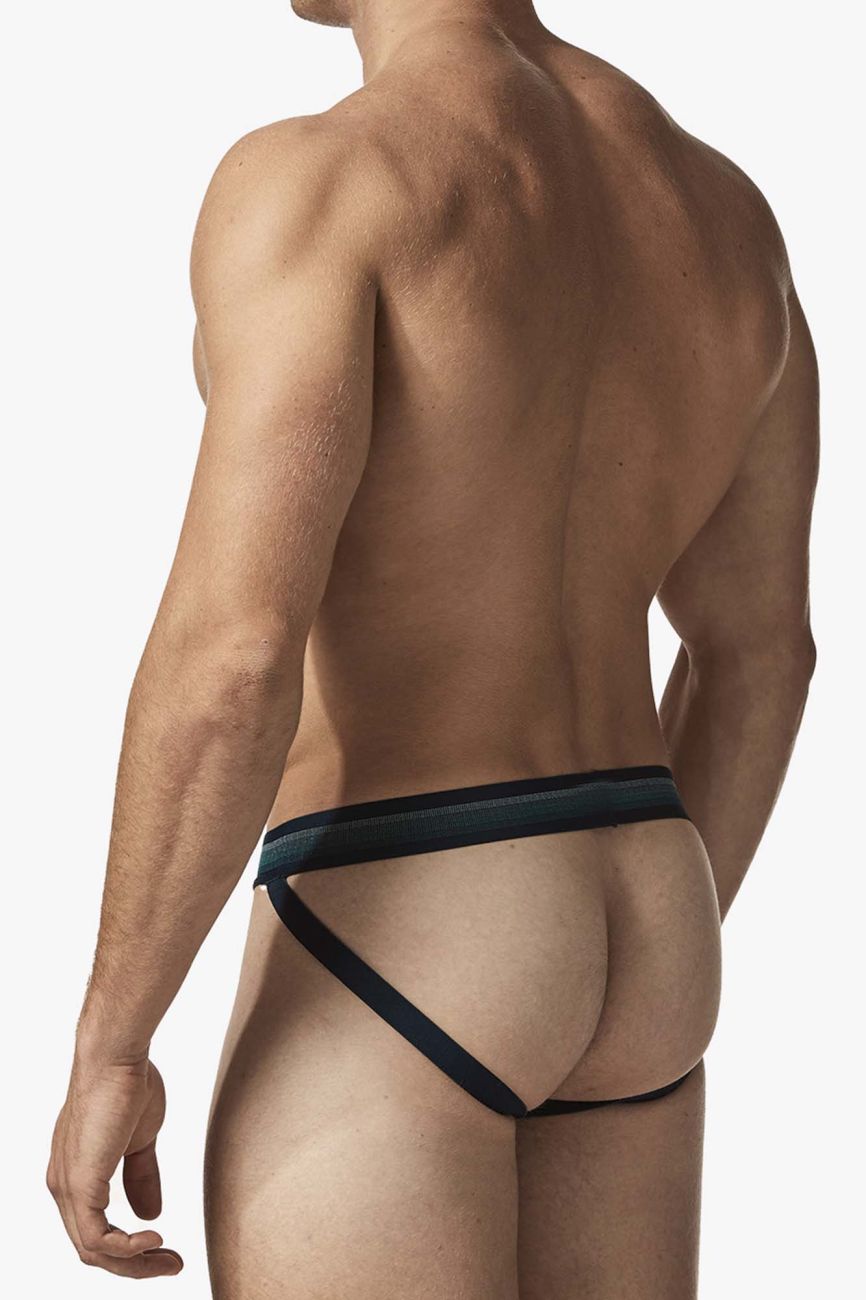 Papi UMPA108 2PK Microflex Performance Jockstrap Color Blue-Printed - DealByEthan.gay loves Papi