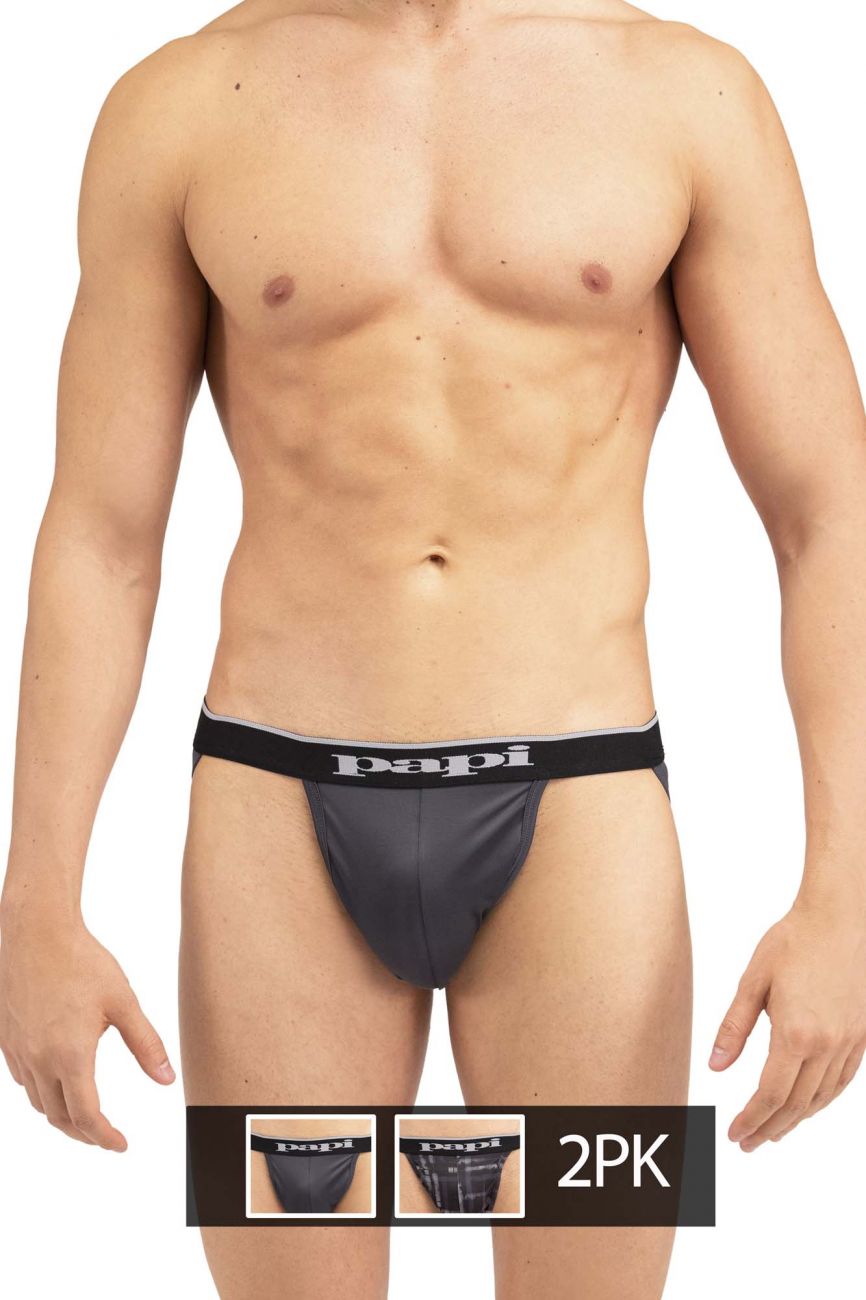 Suspensorio Papi UMPA006 2PK Color Negro-Gris