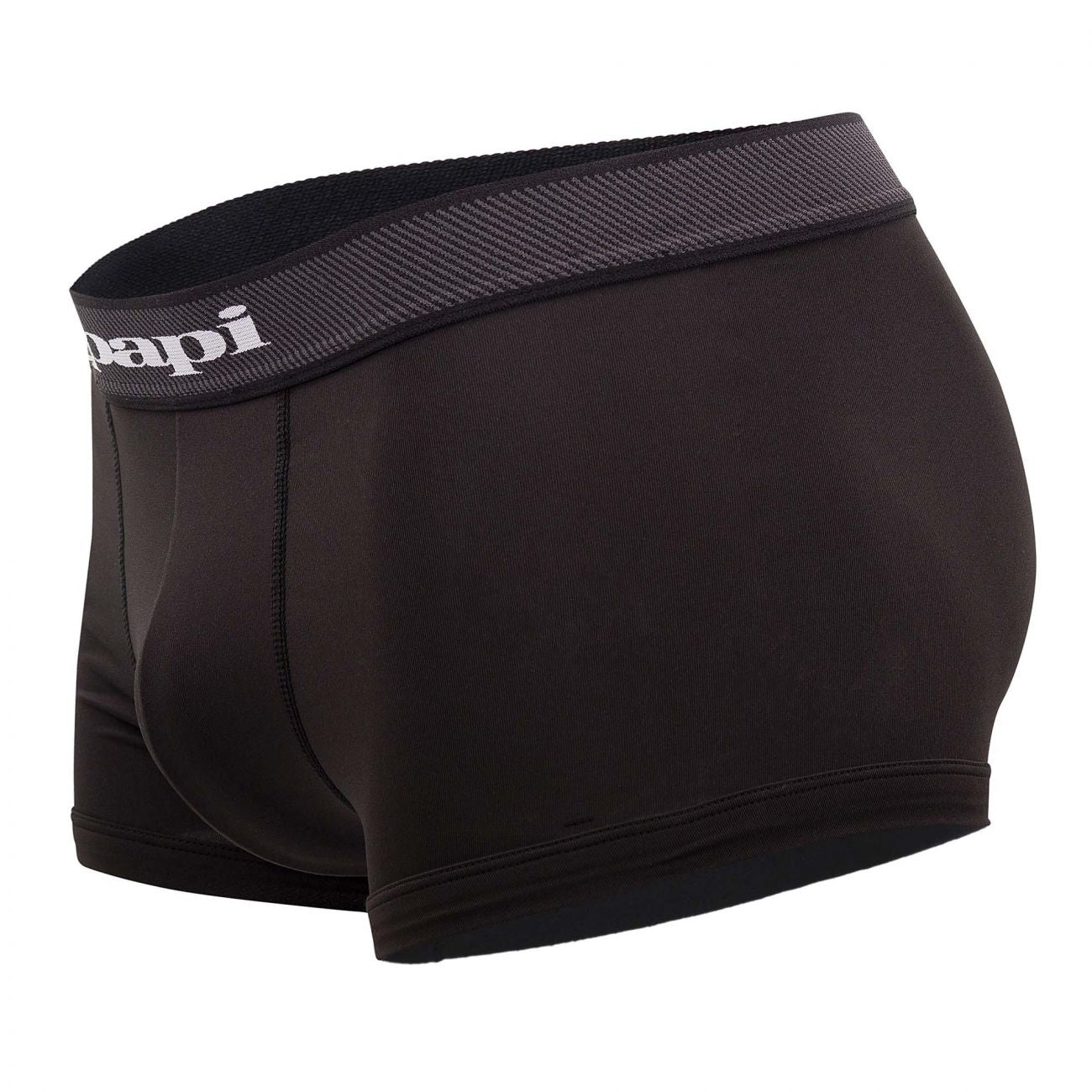 Papi UMPA076 2PK Microflex Brazilian Trunks Color Tropical-Black