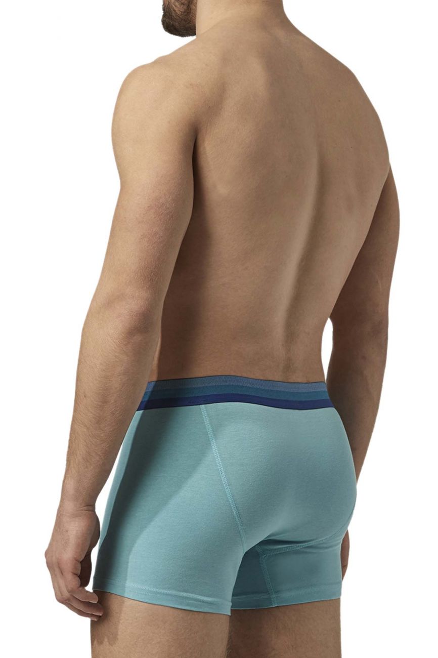 Papi UMPA088 2PK Microflex Brazilian Boxershorts Farbe Türkis-Schwarz