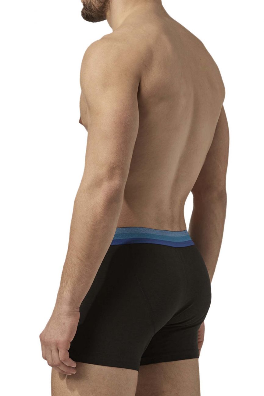 Papi UMPA088 2PK Microflex Brazilian Boxershorts Farbe Türkis-Schwarz