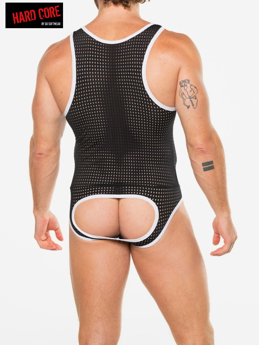 Peep Backless Singlet - DealByEthan.gay loves Hard Core
