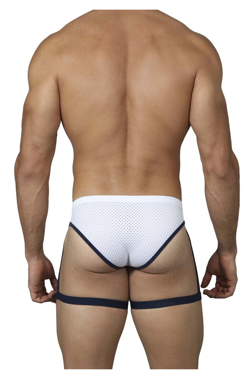 Pikante PIK 0217 Adventures Garter Briefs Color White - DealByEthan.gay loves Pikante