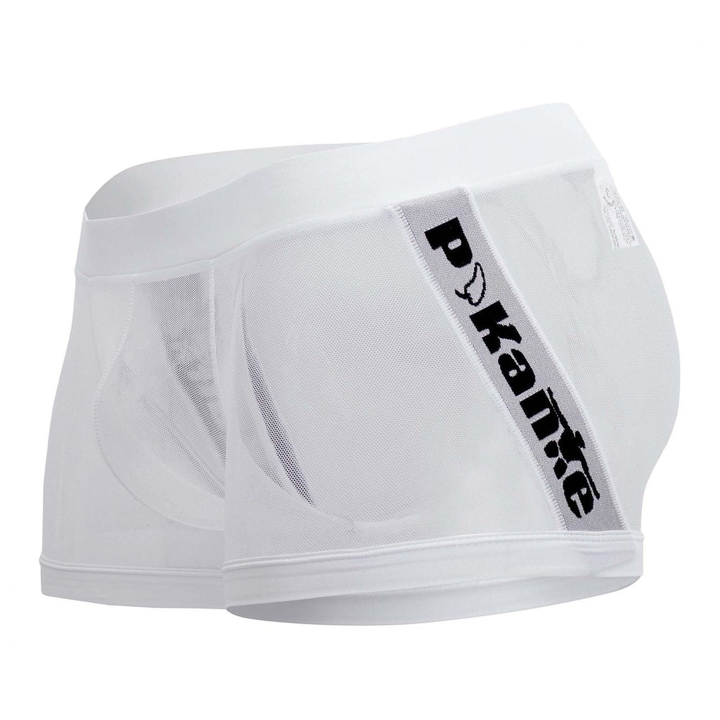 Pikante PIK 0220 BFF Mesh Trunks Color White - DealByEthan.gay loves Pikante