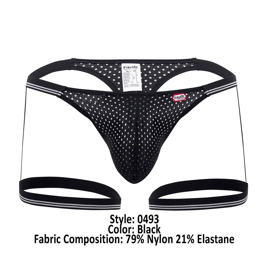 Pikante PIK 0493 Conqueror Tangas Farbe Schwarz