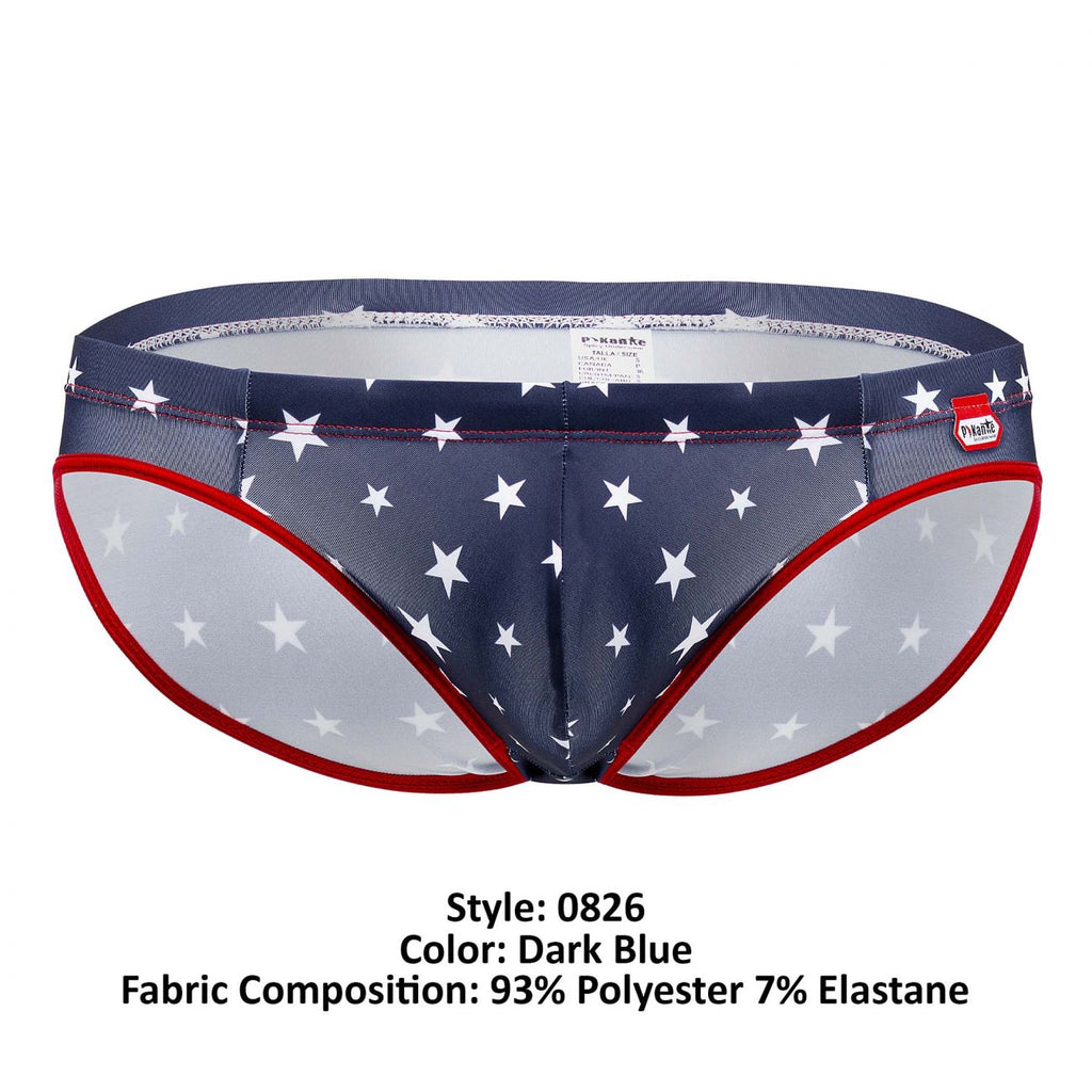 Pikante PIK 0826 Star Briefs Color Dark Blue - DealByEthan.gay loves Pikante