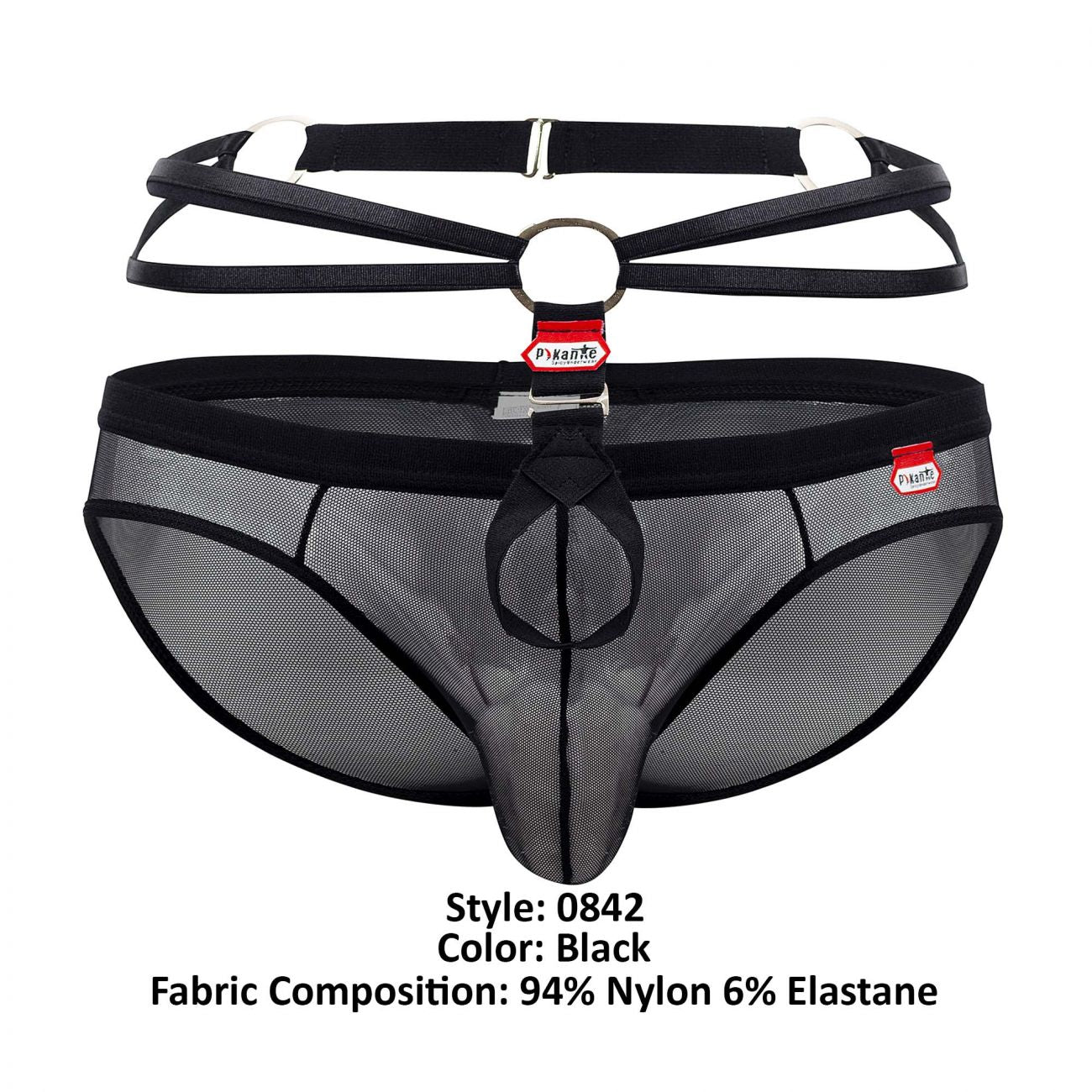 Pikante PIK 0842 Calzoncillo Lobo Color Negro
