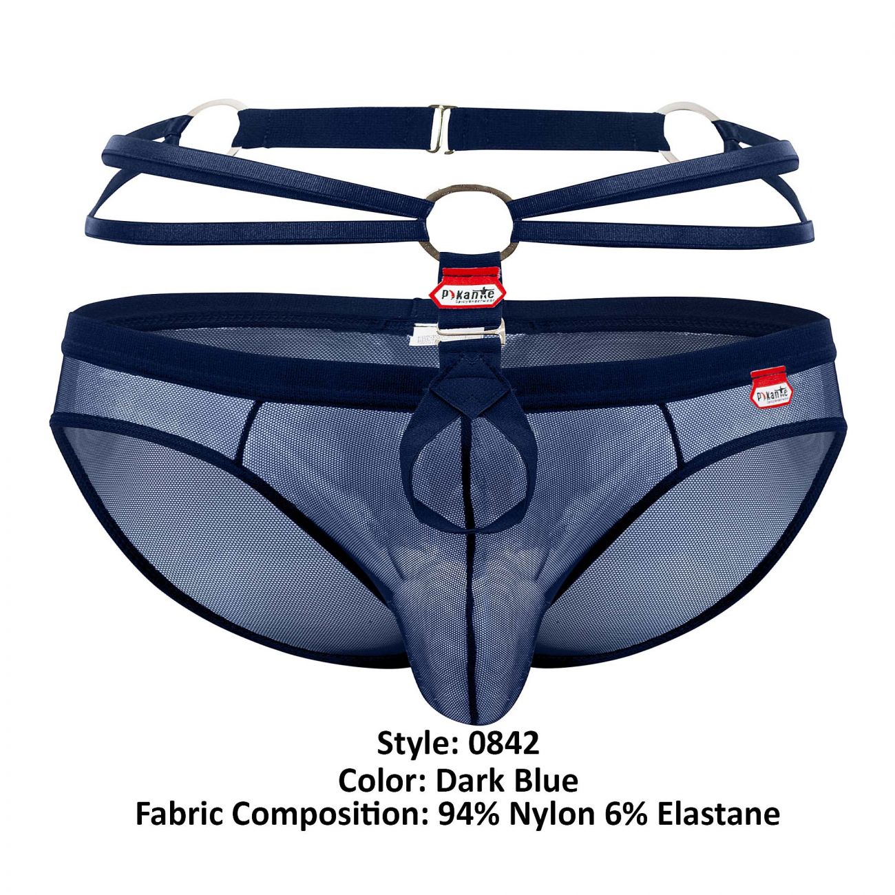 Pikante PIK 0842 Wolf Briefs Color Dark Blue - DealByEthan.gay loves Pikante