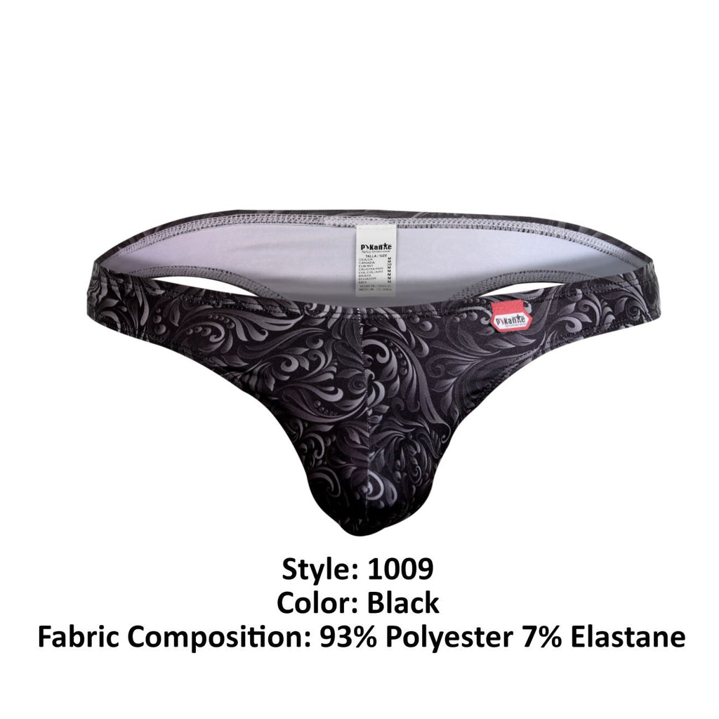 Pikante PIK 1009 Potenza Thongs Color Black - DealByEthan.gay loves Pikante