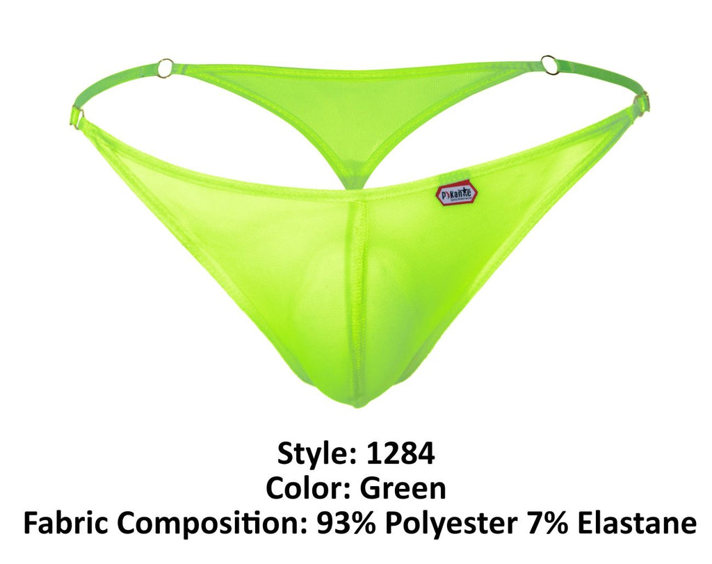 Pikante PIK 1284 Tanga Bestival Color Verde