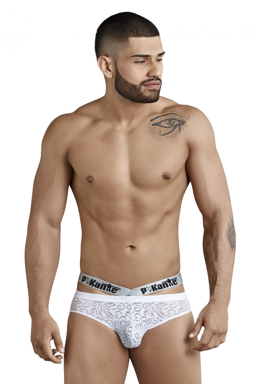 Pikante PIK 8709 Frenzy Briefs Color White - DealByEthan.gay loves Pikante