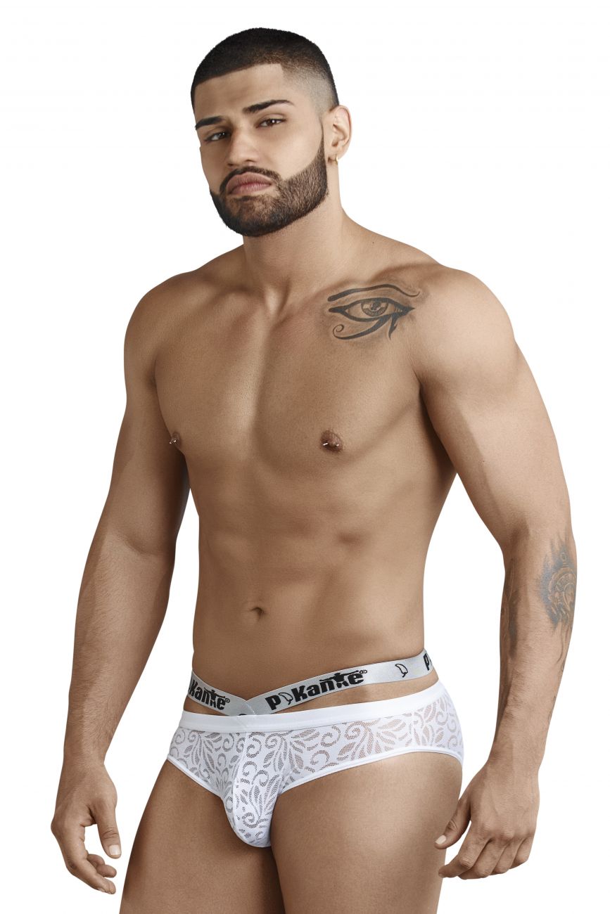 Pikante PIK 8709 Frenzy Briefs Color White - DealByEthan.gay loves Pikante