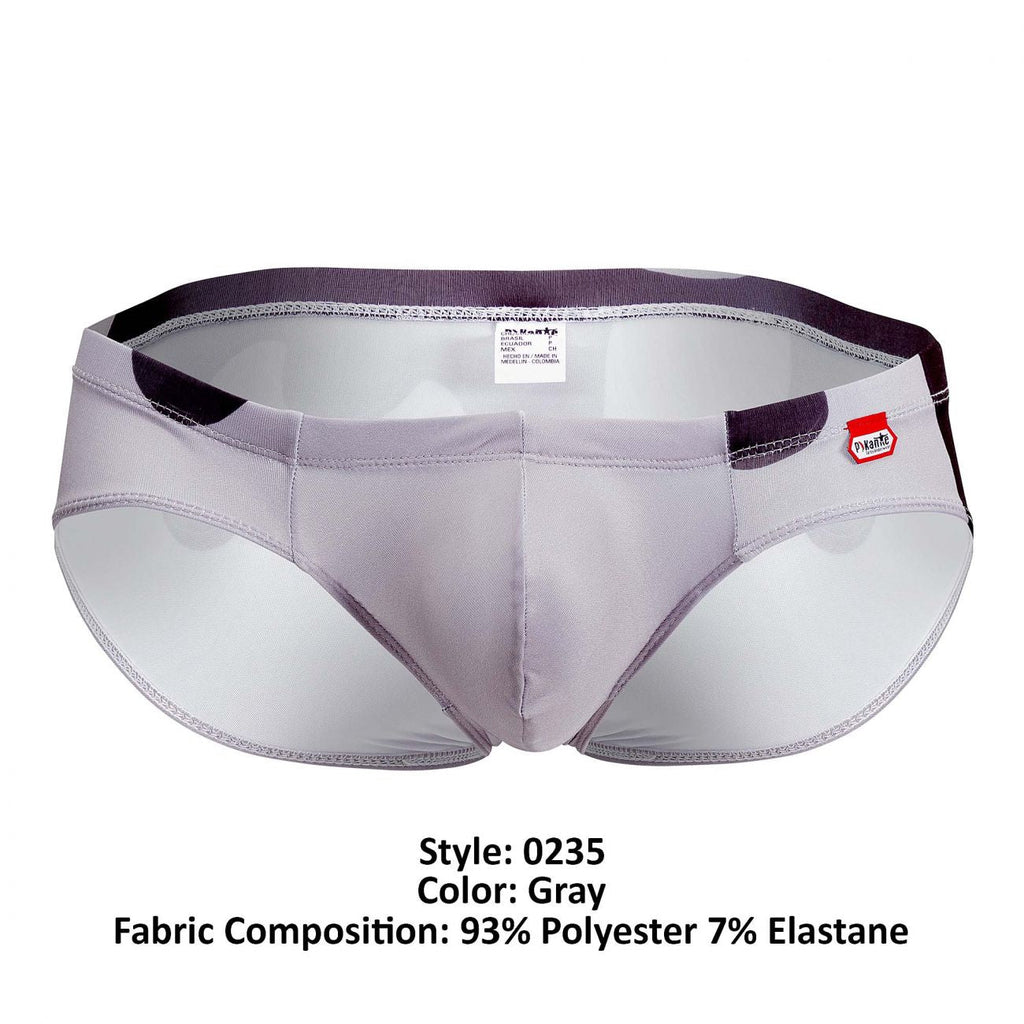 Pikante PIK 0235 Buddies Printed Briefs Color Gray