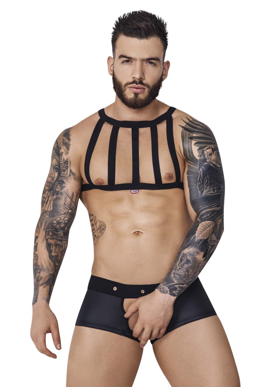 Pikante PIK 1086 Arnés rígido Jockstrap Color Negro