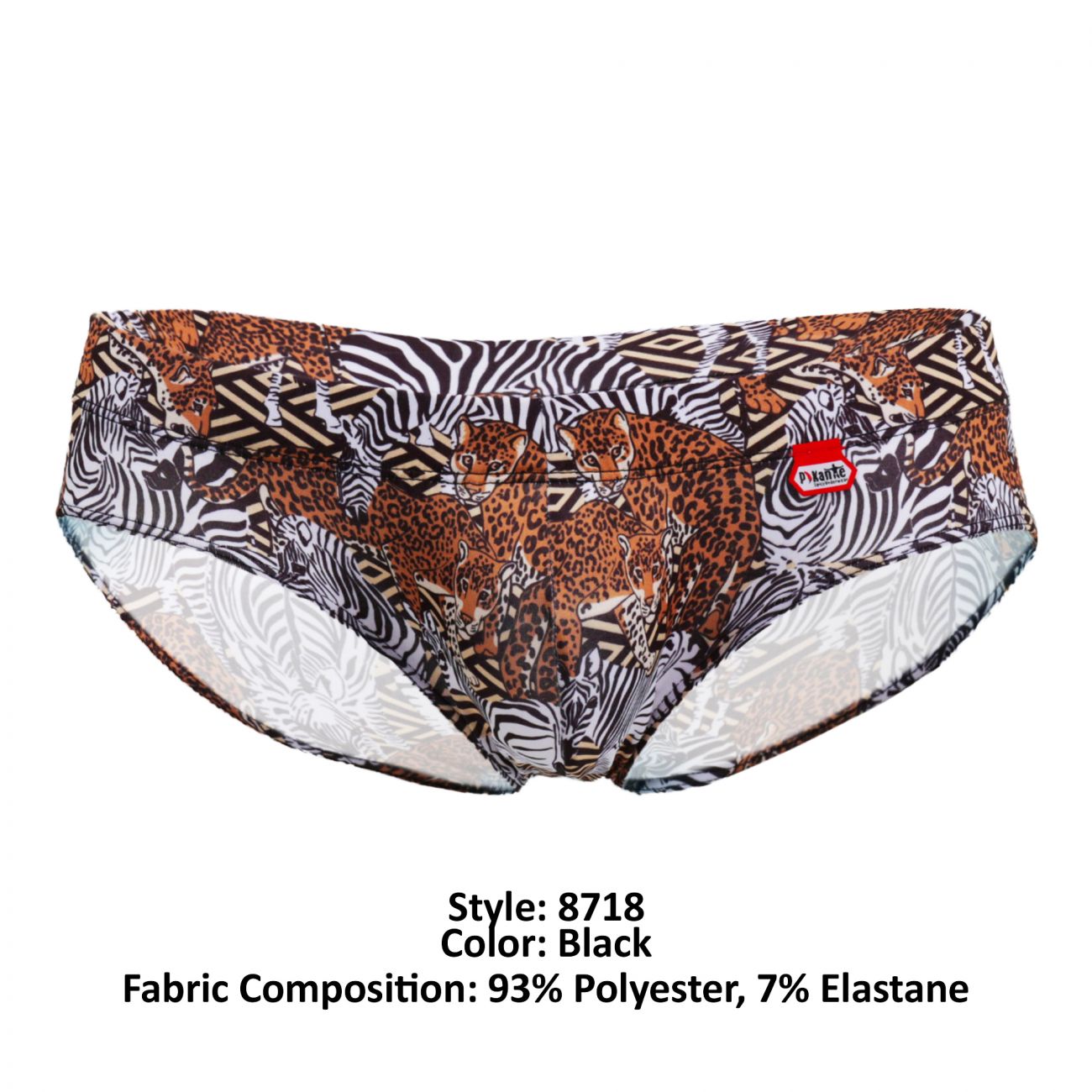 Pikante PIK 8718 Clay - Braguita anatómica color negro