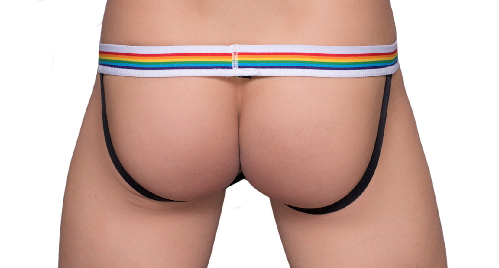 Pride Sheer Mesh Archery Jockstrap - DealByEthan.gay loves Pride
