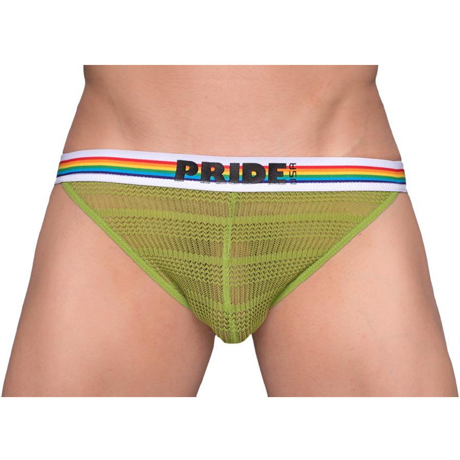 Pride Sheer Mesh Archery Jockstrap - DealByEthan.gay loves Pride