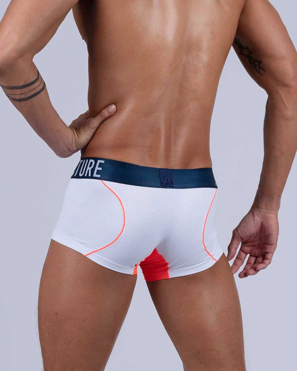 Private Structure BAUT4389 Athlete Trunks Color White League - DealByEthan.gay loves Private Structure