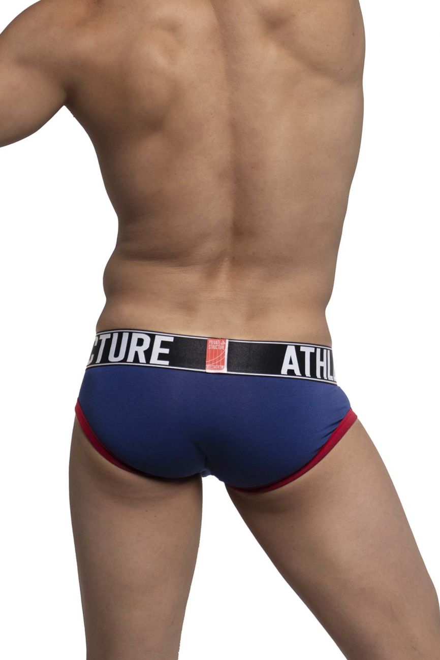 Private Structure BAUX4186 Athlete Mini Briefs Color Navy - DealByEthan.gay loves Private Structure