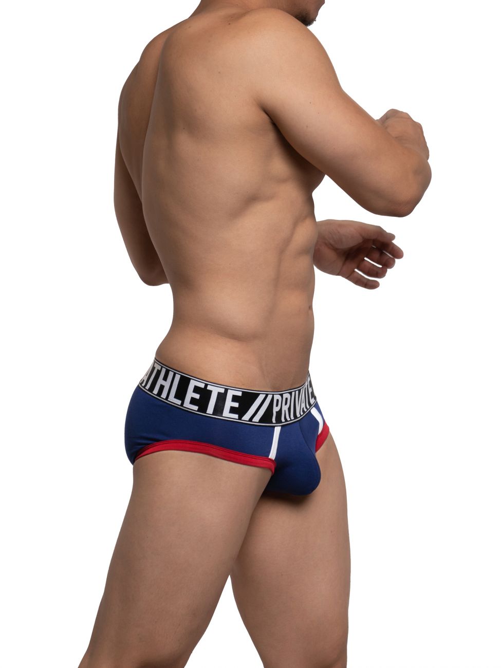 Private Structure BAUX4186 Athlete Mini Briefs Color Navy - DealByEthan.gay loves Private Structure