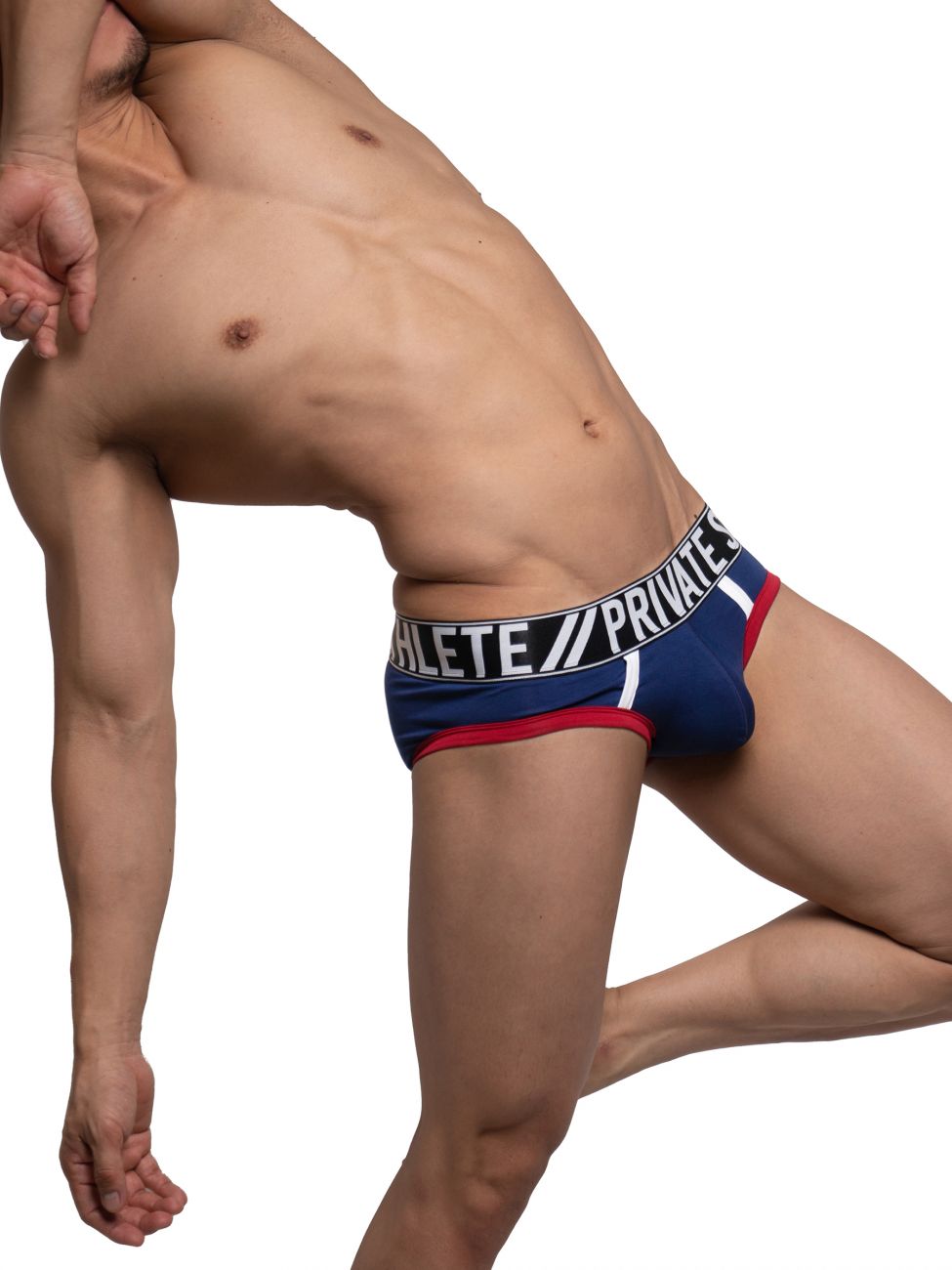 Private Structure BAUX4186 Athlete Mini Briefs Color Navy - DealByEthan.gay loves Private Structure