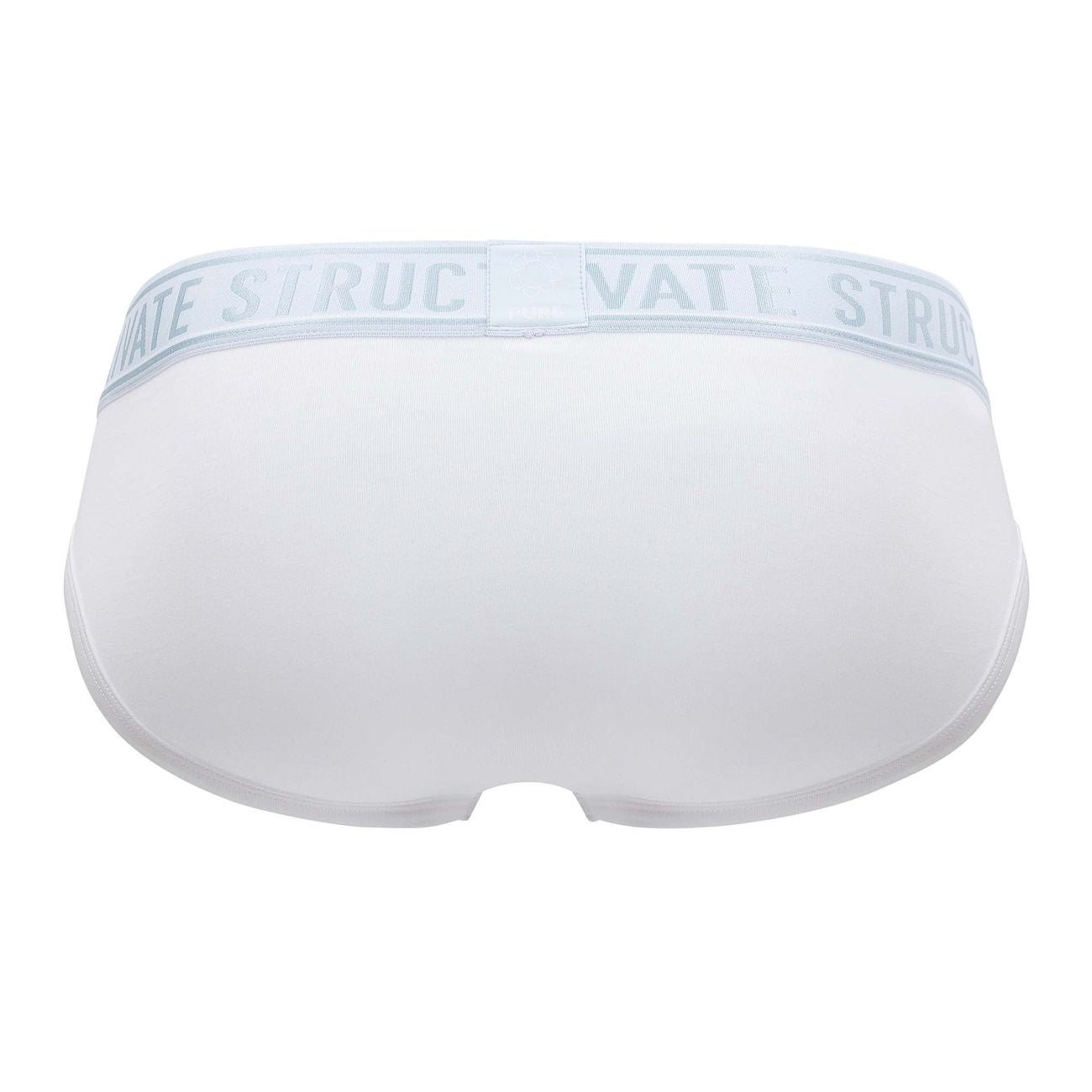 Private Structure EPUT4385 Pride 2PK Mid Waist Mini Briefs Color White-Green - DealByEthan.gay loves Private Structure