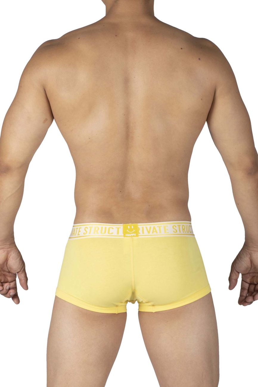 Private Structure EPUT4386 Pride 2PK Mid Waist Trunks Color Yellow-Blue - DealByEthan.gay loves Private Structure