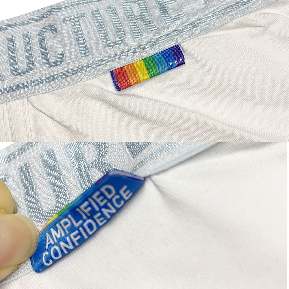 Private Structure EPUT4386 Pride 2PK Mid Waist Trunks Color Yellow-Blue - DealByEthan.gay loves Private Structure